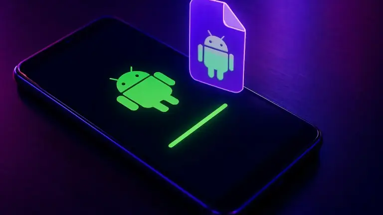 Installing the BGD99 Android app from the APK file on a smartphone